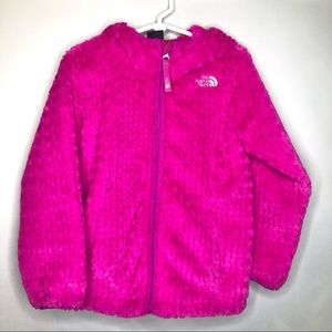 The Northface Girls Toddler Pink Fleece Jacket Size 5